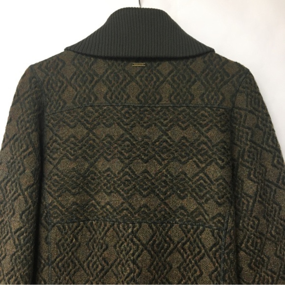 PRANA Annabel Wool Blends Jacket Green and Tan Size Small - Picture 7 of 17